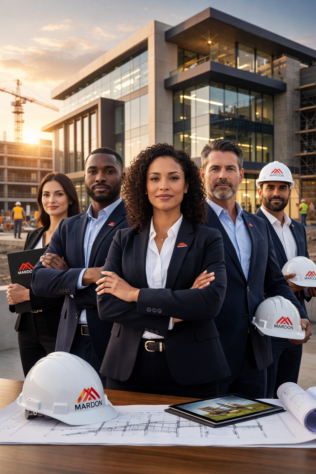 Equipe e execução institucional da Mardon Construtora